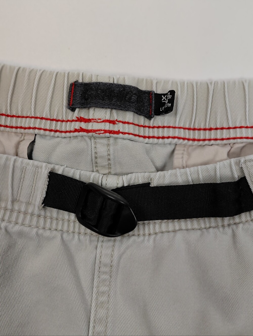 Gramicci Belted‎ 100% Organic Cotton Pants Men's Size XXL Light Tan - Picture 12 of 14